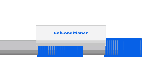 Calconditioner waterontharder horizontale montage asymetrisch