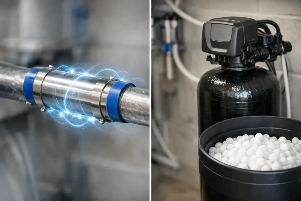 Fysische waterontharder versus ionenwisseling