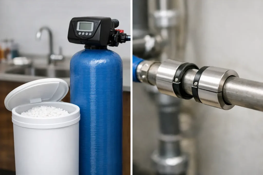 Waterontharder versus magneet systeem