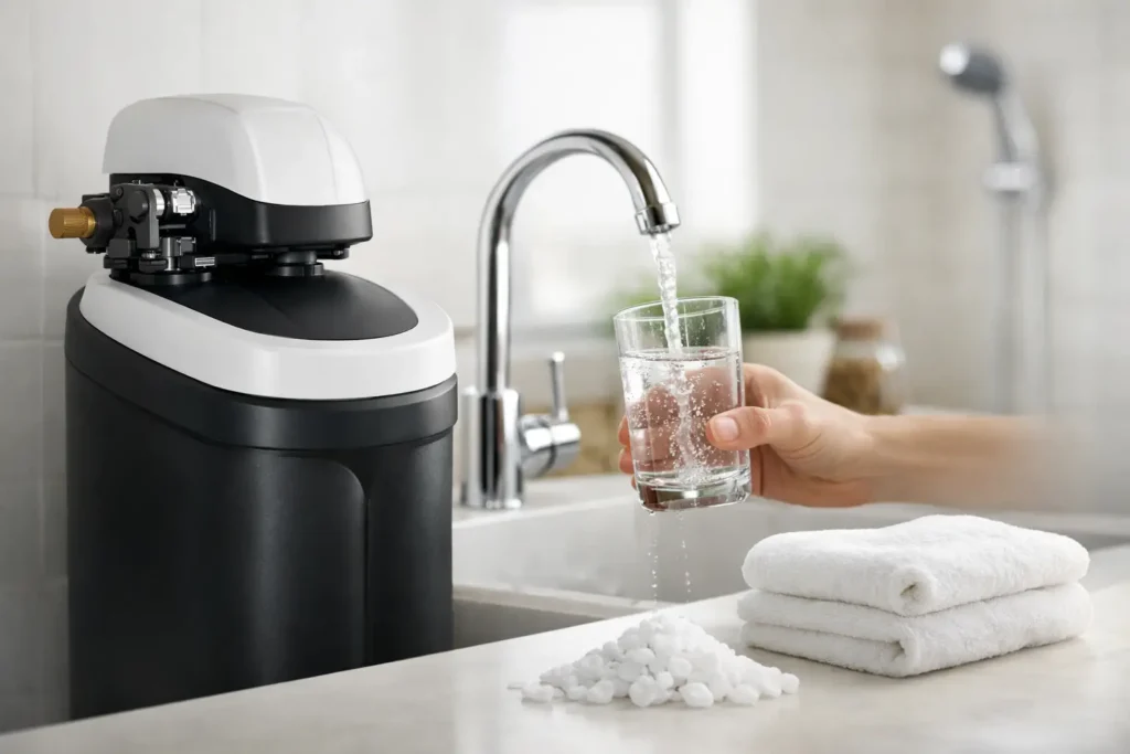 Waterontharder zonder stroom voordelen